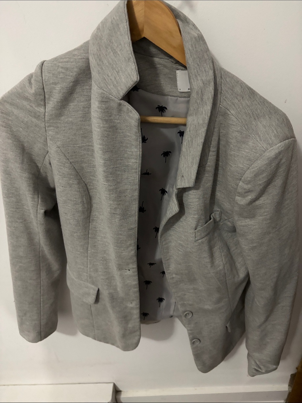 Vero Moda Light Gray Men's Casual Blazer